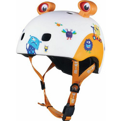 Micro 3D Monsters Παιδικό Κράνος για Πατίνι Πολύχρωμο AC2118BX (52cm - 56cm)