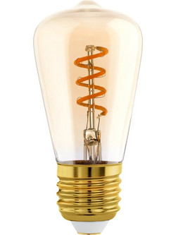 Λάμπα LED Eglo E27 Edison ST48 Dimmable Filament Gold 2000K 145lm 4W 110193