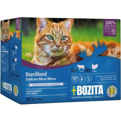 Bozita Indoor & Sterilised with Reindeer, Chicken & Turkey 12x85gr