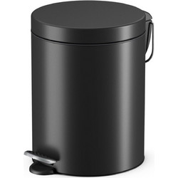Hailo Selekta S μαύρο (κάδος απορριμμάτων με πεντάλ, 5 L)