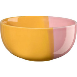 Μπωλ Σερβιρίσματος Joy 15,5cm Yellow-Pink Asa Selection Πορσελάνη