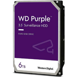 Western Digital Purple Surveillance 6TB HDD Σκληρός Δίσκος 3.5" Sata 3 5700rpm με 128MB Cache