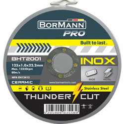 Δίσκος Κοπής Thunder Cut Inox Extra Long Ceramic Φ125x1mm BHT2001