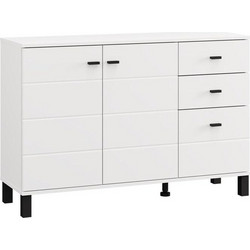 ΚΟΜΟΤΑ-ΜΠΟΥΦΕΣ ALMOND 115 3K3F2V ΛΕΥΚΟ ΧΡΩΜΑ 116x35x78εκ - FYLLIANA - 11014897