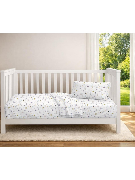 Πάπλωμα Κούνιας 120x160 Whimsical Mountainside 588 White-Grey Dimcol
