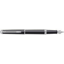 Πένα Γραφής Waterman Fullfederhalter Hemisphere Lack Black M Blue Gift Box