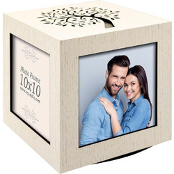 Κορνίζα ZEP Norman small 4x10x10 Wooden Photo Cube GLG10