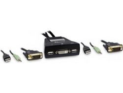 Inter-Tech KVM Switch LS-21DA 2 x DVI
