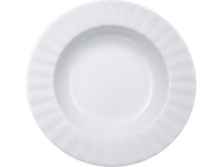 Sidirela Πιάτο Βαθύ Πορσελάνης Πράσινο 23cm E-4061