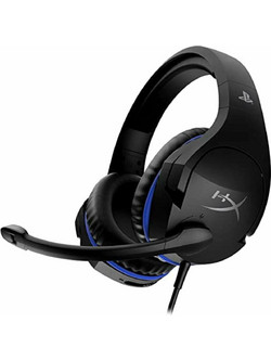 HyperX Cloud Stinger PS4 Gaming Headset Over Ear Black Blue