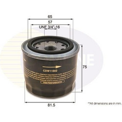 COMLINE ΦΙΛΤΡΟ ΛΑΔΙΟΥ - CDW11002 (OEM: 16510A73013, 16510-73013-000)