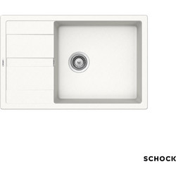 Schock Cristalite Manhattan Ένθετος Νεροχύτης Γρανίτη Ματ Superwhite 78x50cm 30180-1301