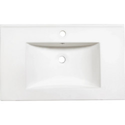 Martin Slim 75 Ένθετος Νιπτήρας Μπάνιου Πορσελάνης 75x46cm Λευκός 3WBH075ΡC0