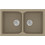 Sanitec Classic 340 Υποκαθήμενος Νεροχύτης Γρανίτη Ματ Granite Taupe 78x50cm