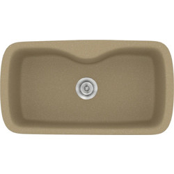 Sanitec Classic 321 Επικαθήμενος Νεροχύτης Γρανίτη Ματ Metallic Cream 83x51cm