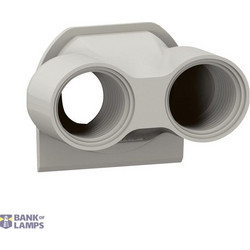 Cable gland Plexo 2-entries ISO20 grey
