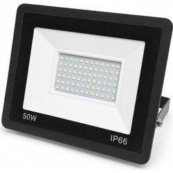 VenCore 9010-50008 - Floodlight LED 50W 120 185-265V DW - Προβολέας LED Slim Series VenCore 120 Μοίρες 50 Watt 185-265 Volt 50