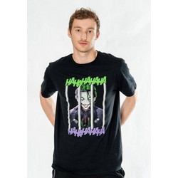 DC Comics T-Shirt - The Joker Anime Smile - Μαύρο