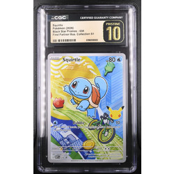 Squirtle - Black Star Promo - 39 - CGC PRISTINE 10