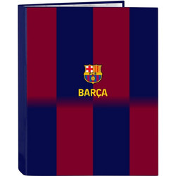 Safta: Fc Barcelona 25/26 Home Kit - Folio Cardboard 4 Rings Binder (512529067)