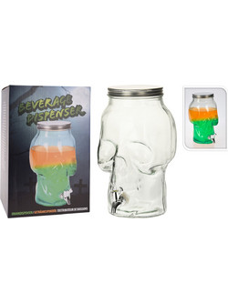 Γυάλα Βρυσάκι Νεκροκεφαλή 600ml 13Χ30cm
