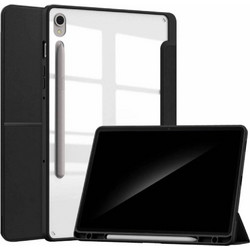 Θήκη Tablet Book Style Symmetry με Θέση για Πενάκι για iPad Pro 11 2024 / 2025 / 2026 - Μαύρο
