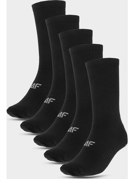 4F Ανδρικές Κάλτσες Μαύρες 5Pack 4FWMM00USOCM735-20S