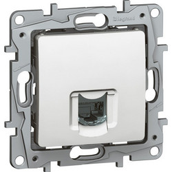 LEGRAND NILOE NP ΠΡΙΖΑ RJ45 UTP CAT6 ΛΕΥΚΟ (NP4304WH) 85NP4304WH