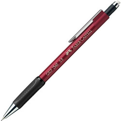 Faber-Castell Μηχανικό Μολύβι 0.5mm με Γόμα - Βαθύ Κόκκινο (134521) (FAB134521)