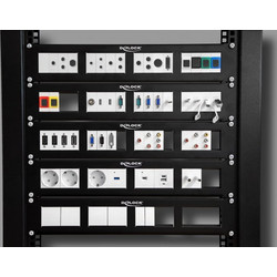 DeLOCK D-Type Module Βάση για Easy 45 Patch Panel 45x45mm 5τμχ