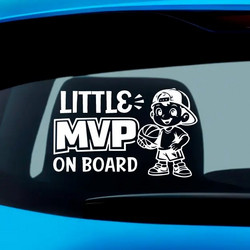 Little MVP on board Αυτοκόλλητο αυτοκινήτου
