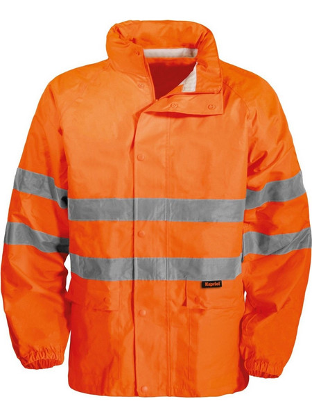 Τζάκετ αδιάβροχο HIGH-VISIBILITY πορτοκαλί - XXL