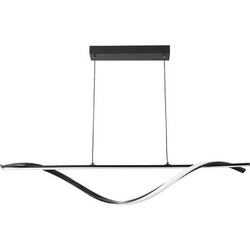 Φωτιστικό οροφής Infinity pakoworld led μέταλλο μαύρο 120x12x150εκ