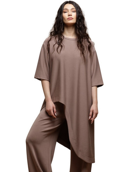 TAG W FELA T-SHIRT - TWFW260100-WARM TAUPE BROWN
