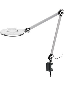 Aca Φωτιστικό Γραφείου Ασημί Πλαστικό Led SMD 9W 500lm CCT 3000K-4000K-6000K IP20 (BL1293DS)