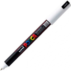 Posca PC-1MR Μαρκαδόρος Σχεδίου White 0.7mm