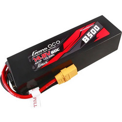 Gens ace G-Tech 8500mAh 14.8V 60C 4S1P Lipo Battery Pack PC Material Case with XT90 plug