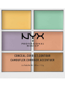 Nyx Conceal Correct Contour Colour Corrector Palette 6x1.5gr