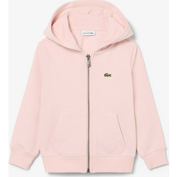Lacoste Παιδική Ζακέτα Φούτερ Ανοιχτό Ροζ 3SJ2704-ADY