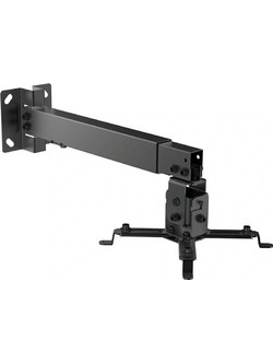 Equip Βάση Projector Τοίχου Projector Ceiling Wall Mount Bracket με Μέγιστο Φορτίο 20kg Μαύρη 650702