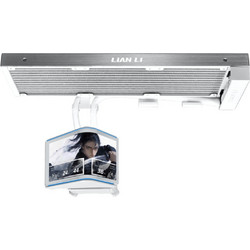 Lian Li HydroShift II OLED Curved 360mm Fanless - AIO Water Cooling - 6.67" 2Κ Display - White