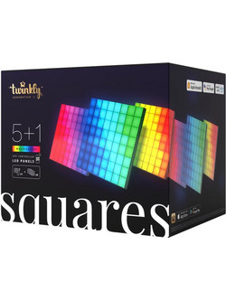 SMART BLOCKS TWINKLY SQUARES COMBO PACK 6 BLOCKS (1 MASTER + 5 EXTENSION) X 64 PIXELS RGB