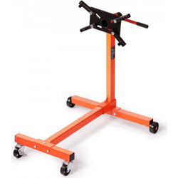 VEVOR Βάση Κινητήρα 340 kg, Περιστρεφόμενη με Ρυθμιζόμενη Κεφαλή 360 από Χυτοσίδηρο, 4 Τροχοί, 4 Ρυθμιζόμενοι Βραχίονες, για Συντήρηση και Επισκευή Οχημάτων