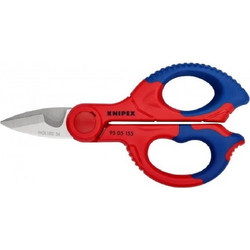 Knipex Ψαλίδι Γενικής Χρήσης Ίσιο Ηλεκτρολόγου Μήκους 155mm 95 05 155 SB