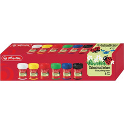 Herlitz Τέμπερες Ζωγραφικής Πολύχρωμες 20ml 6τμχ