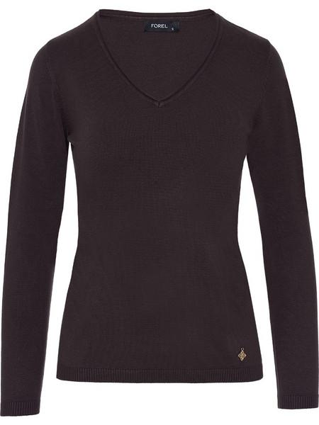 FOREL Πλεκτή μπλούζα 083.90.01.043-ΚΑΦΕ DarkBrown