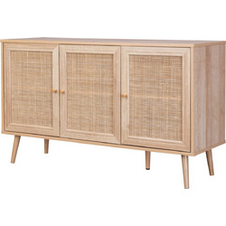 ΜΠΟΥΦΕΣ ΜΕΛΑΜΙΝΗΣ COLM- ΣΥΝΘ. RATTAN ΣΤΙΣ ΠΟΡΤΕΣ HM9220.11 120Χ39Χ70Υεκ