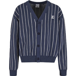 Karl Kani OG Pinstripe Jacquard Ανδρική Ζακέτα Μπλε KM263-038-1