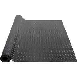 VEVOR Ελαστικό Δάπεδο σε Ρολό Diamond-Plate, Χαλάκι Δαπέδου Γκαράζ 3 mm x 4 ft x 15 ft, Ελαστικό Ρολό Δαπέδου Γκαράζ SBR, Εύκολο στον Καθαρισμό, Ελαστικό Χαλάκι Diamond Plate για Κάτω από Αυτοκίνητα,