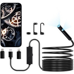 VEVOR Endoscope Camera with Light 5 m / Single Lens